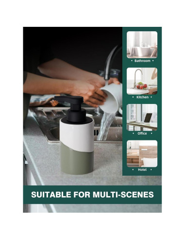 Dispensador Automático de Jabón BosilunLife Cerámico 300ml