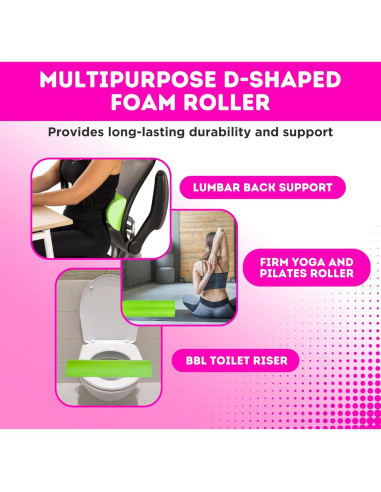 Almohada Elevadora de Inodoro BBL Bombshell Verde 38x12cm