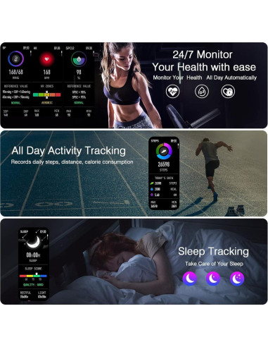 Reloj Inteligente Choiknbo 1.83" Bluetooth IP67 Fitness