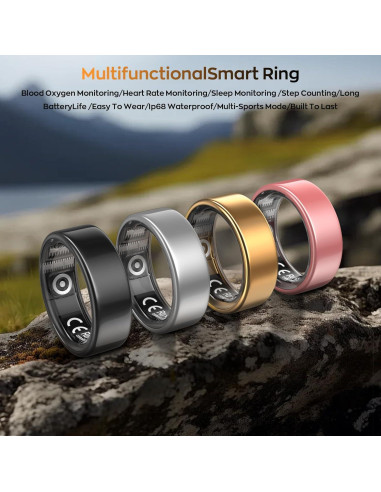 Anillo Inteligente Free Shark Monitoreo Sueño y Salud IP68