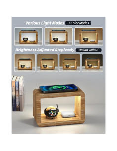 Estación de Carga Inalámbrica Alltripal 3-en-1 con Luz 2