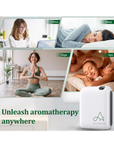 Difusor de Aceite Esencial Aromadd AD-OV2-D 200ml Blanco 2