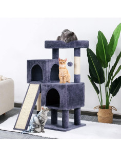 Árbol para Gatos BestPet 91 cm con Rampa y Condominios 2