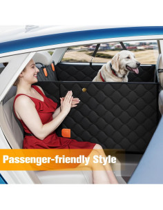 Funda de Asiento Trasero para Perros PETICON 2 en 1 Impermeable 2