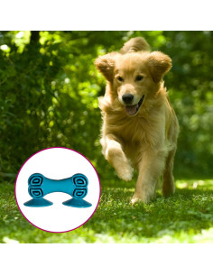 Juguete para Perros Chase 'n Chomp Hueso Pegajoso 19cm 2