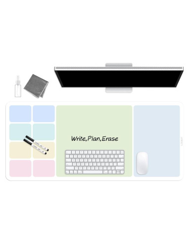 Almohadilla de Escritorio Borrable Loukin 81x36 cm Colorida