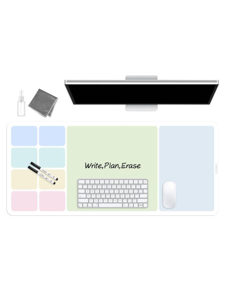 Almohadilla de Escritorio Borrable Loukin 81x36 cm Colorida Almohadilla de Escritorio Borrable Loukin 81x36 cm Colorida