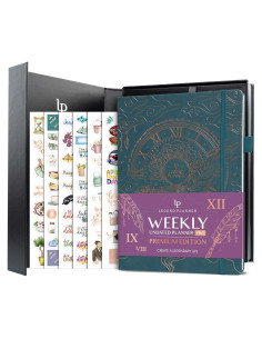 Planificador Legend Planner PRO A4 Sin Fecha Verde Oscuro