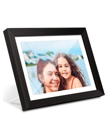 Marco de fotos digital AEEZO 10.1" 1280x800 WiFi táctil negro