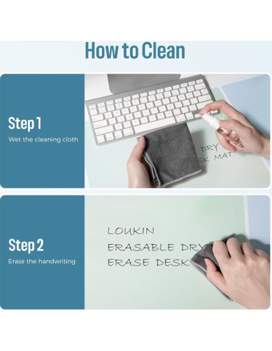 Almohadilla de Escritorio Borrable Loukin 81x36 cm Colorida