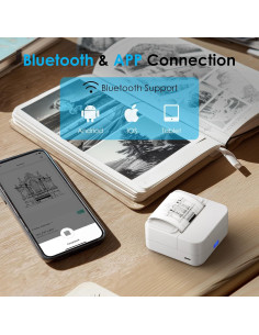 Impresora de Etiquetas Bluetooth KNAON Y2C Portátil 50mm 2