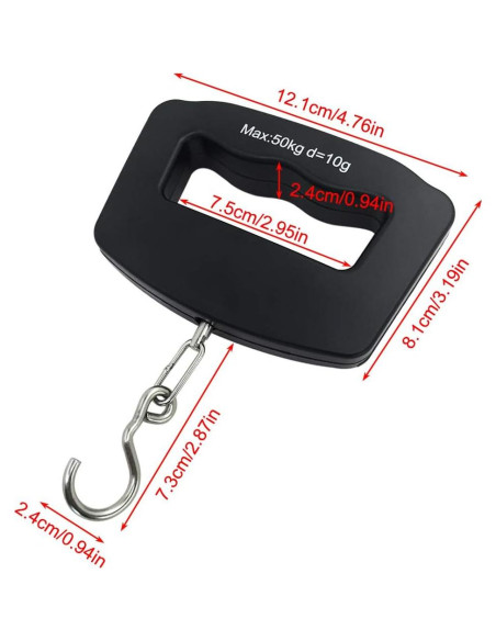 Balanza de Equipaje Digital AFUNTA 50kg 10g LCD Portátil