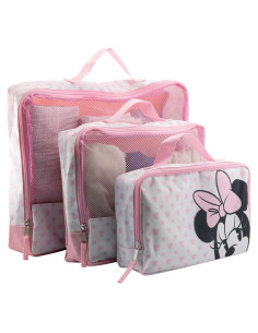 Set de Cubos de Empaque Disney Minnie Mouse 3 Piezas
