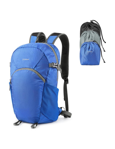 Mochila de Senderismo G4Free 25L Plegable Ligera Azul