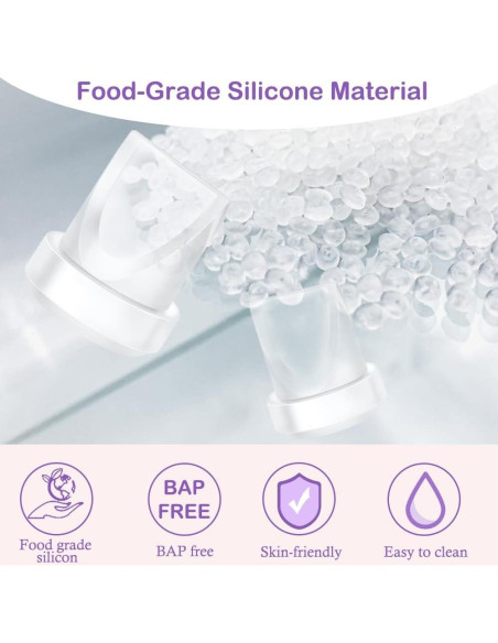 8 Válvulas de Pico de Pato IVARONAL para Extractores Momcozy M5/V1/V2