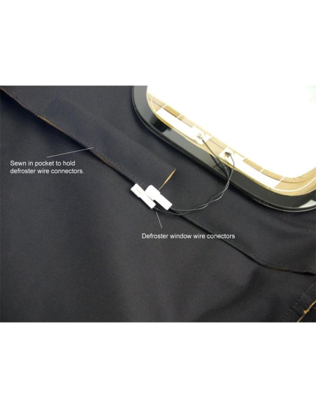 Techo Convertible Sierra Auto Tops para Mazda Miata 1990-2005 - Negro