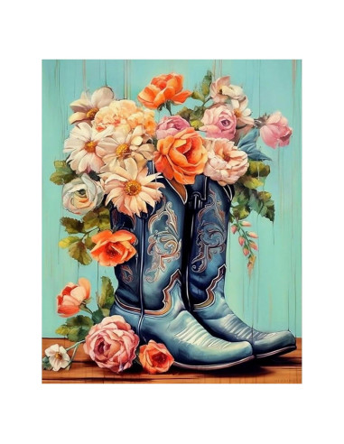 Kit de Pintura por Números Yezavesu Adultos 40.64x50.8 cm