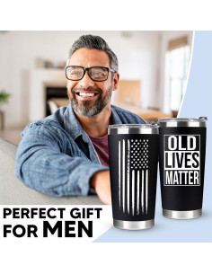 Taza Divertida VIWIS 20oz para Hombres - Regalos Cumpleaños y Navidad 2