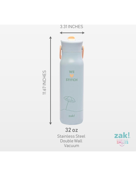 Botella de Agua Harmony Zak Designs 0.95L Lilo & Stitch