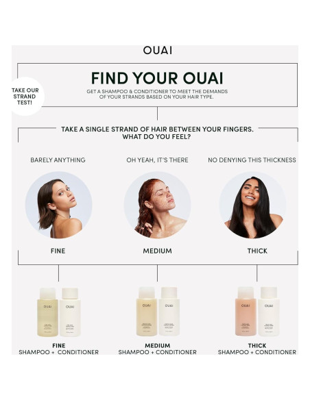 Champú Hidratante OUAI para Cabello Espeso - 2 Unidades 300ml