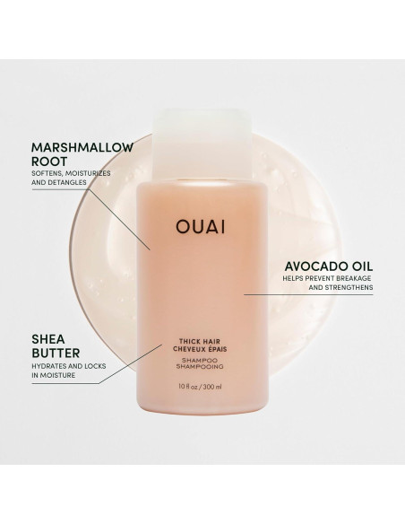 Champú Hidratante OUAI para Cabello Espeso - 2 Unidades 300ml