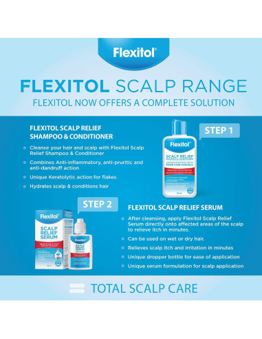 Champú y Acondicionador Flexitol 2 en 1 para Cuero Cabelludo 200g