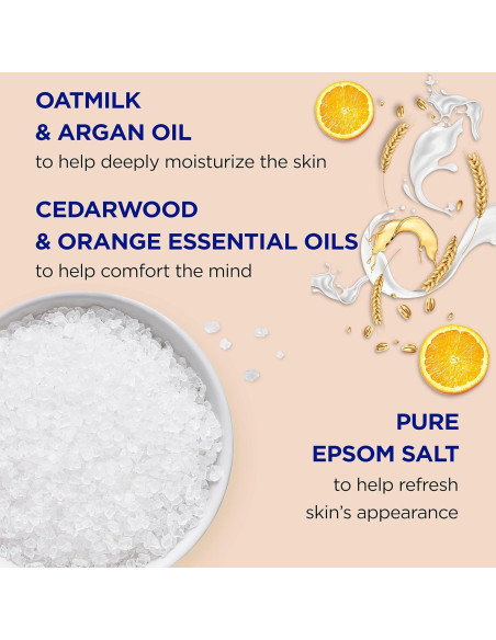 Baño Espumoso Dr Teal's con Sal de Epsom y Vitamina D 4x1008ml