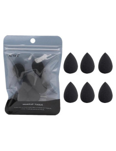 Conjunto de 6 Esponjas de Maquillaje Mini Dreamxue - Negras
