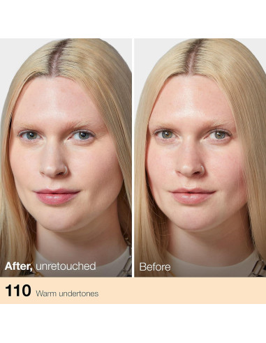 Base Líquida y Polvo Compacto Maybelline Fit Me Mate Porcelana