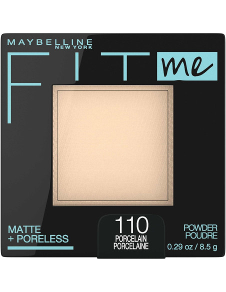 Base Líquida y Polvo Compacto Maybelline Fit Me Mate Porcelana Base Líquida y Polvo Compacto Maybelline Fit Me Mate Porcelana