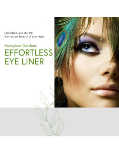 Lápiz Delineador de Ojos Honeybee Gardens Negro Jet Set 14cm 2
