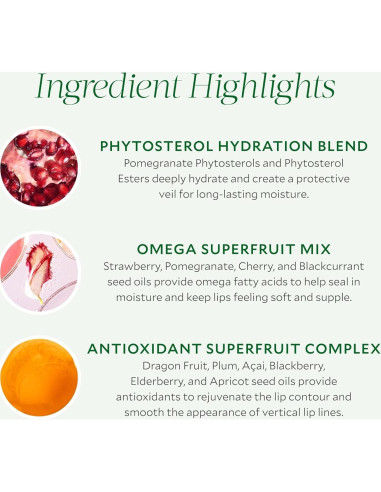 Tratamiento Hidratante para Labios Tata Harper 3 en 1 100% Natural