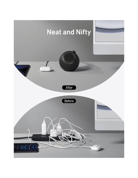 Estación de Carga Anker MagGo 8-en-1 15W Qi2 para iPhone Estación de Carga Anker MagGo 8-en-1 15W Qi2 para iPhone