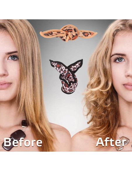 Rulos Suaves para Cabello Bememo 40 Piezas Sin Calor Leopardo