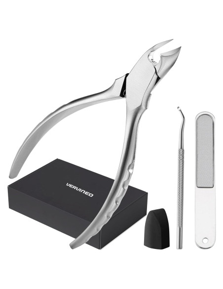Alicates para Uñas de Pies VERVINEO - Acero Quirúrgico 14.3x9cm