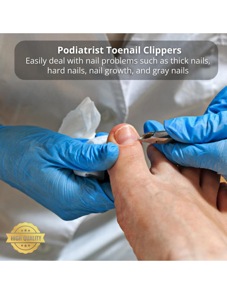 Alicates para Uñas de Pies VERVINEO - Acero Quirúrgico 14.3x9cm