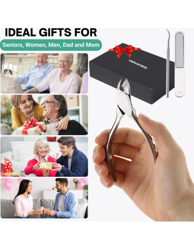 Alicates para Uñas de Pies VERVINEO - Acero Quirúrgico 14.3x9cm