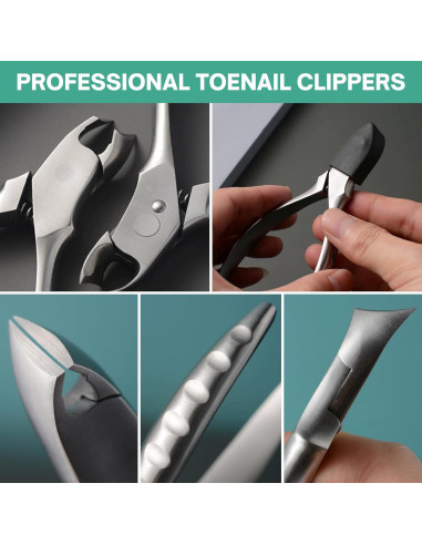 Alicates para Uñas de Pies VERVINEO - Acero Quirúrgico 14.3x9cm