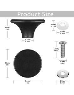 Perilla de Horno Holandés ILOVYO de Bakelita, Repuesto 1 Unidad 2