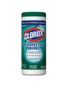 Toallitas Desinfectantes Clorox 35 Unidades 21.6x21.6 cm