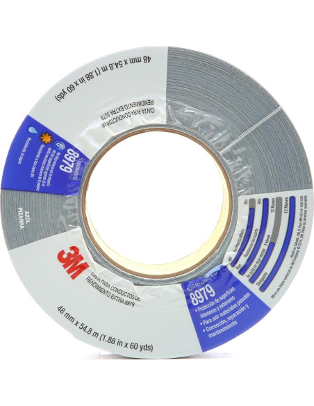Cinta adhesiva 3M Performance Plus 8979 azul pizarra 48mm x 55m
