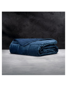 Manta con Peso LUXOME Queen 152x203cm 8.16kg Marino