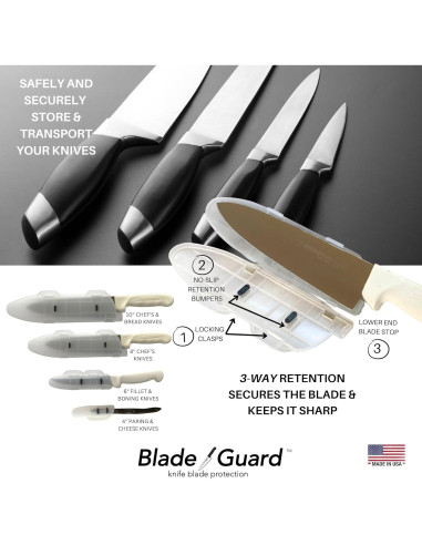 Cubierta Protectora para Cuchillos Blade Guard 10.16 cm Transparente