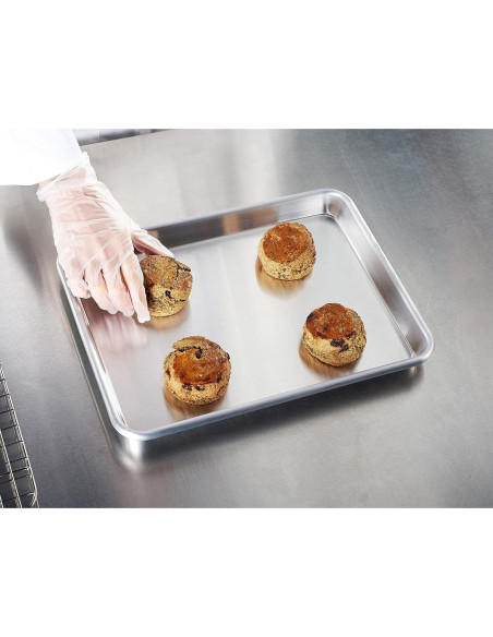 Bandejas de Horno de Aluminio CURTA 33x25.4 cm Paquete de 6 Bandejas de Horno de Aluminio CURTA 33x25.4 cm Paquete de 6