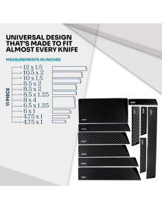 Guardas de Cuchillo Asaya - 11 Piezas Universales de Plástico ABS 2