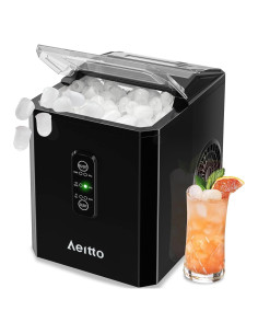 Fabricador de Hielo Aeitto HIM001 Portátil 9 Cubos en 6 Minutos