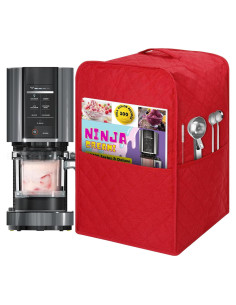 Cubierta de Polvo Ninja para Máquina de Helados Rojo