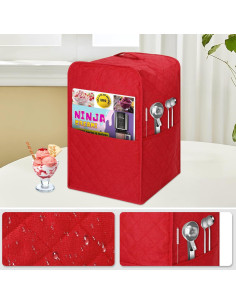 Cubierta de Polvo Ninja para Máquina de Helados Rojo 2