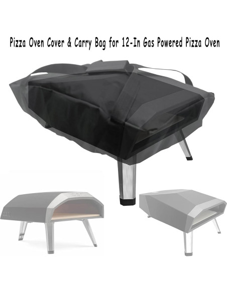 Cubierta para Horno de Pizza WINTRON 12" Impermeable con Asas