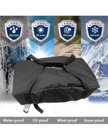 Cubierta para Horno de Pizza WINTRON 12" Impermeable con Asas